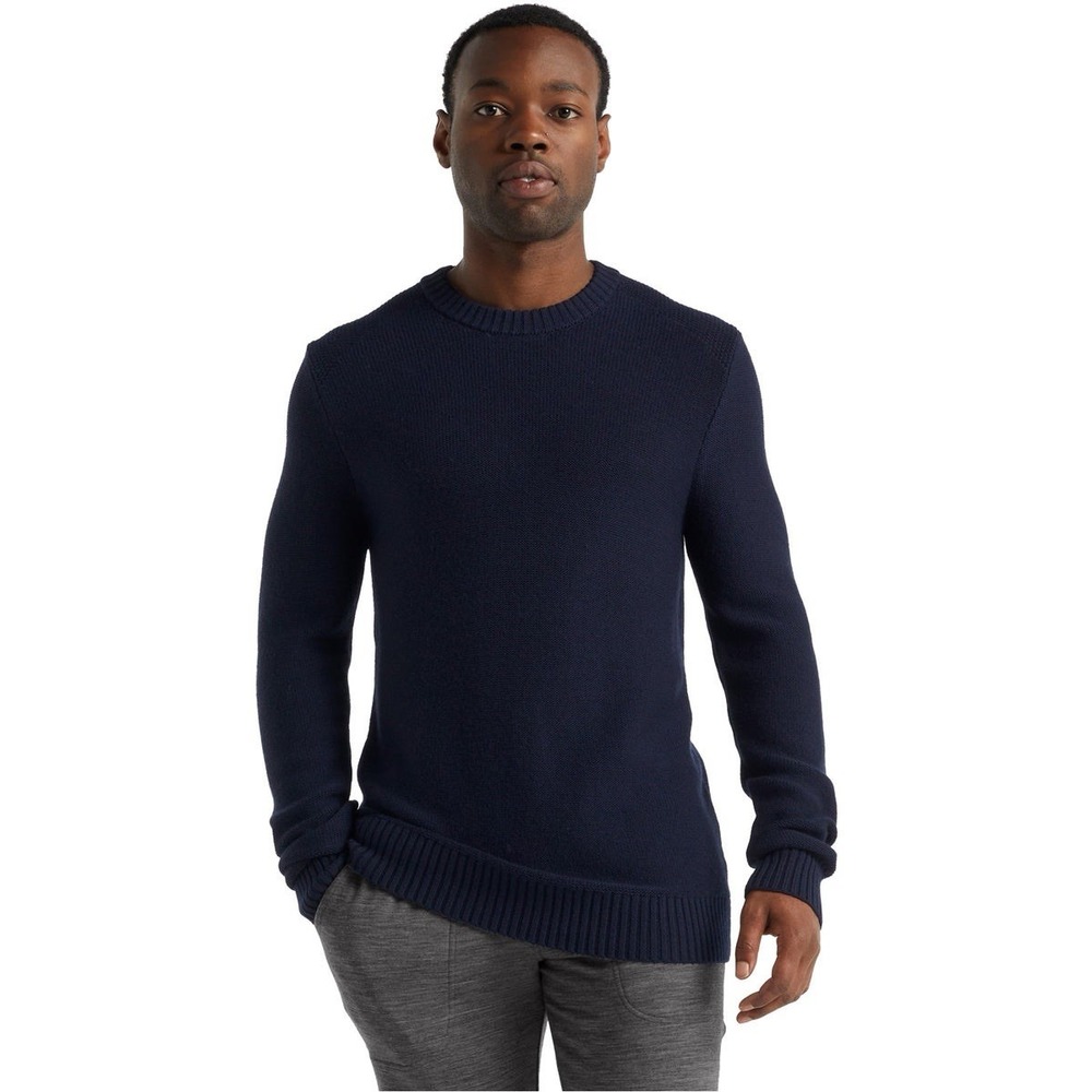 Icebreaker Waypoint Crew Sweater Men's Sz XL 100% Wool Designer Gorpcore $195